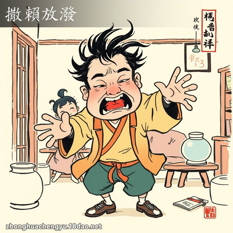 撒賴放潑 配图