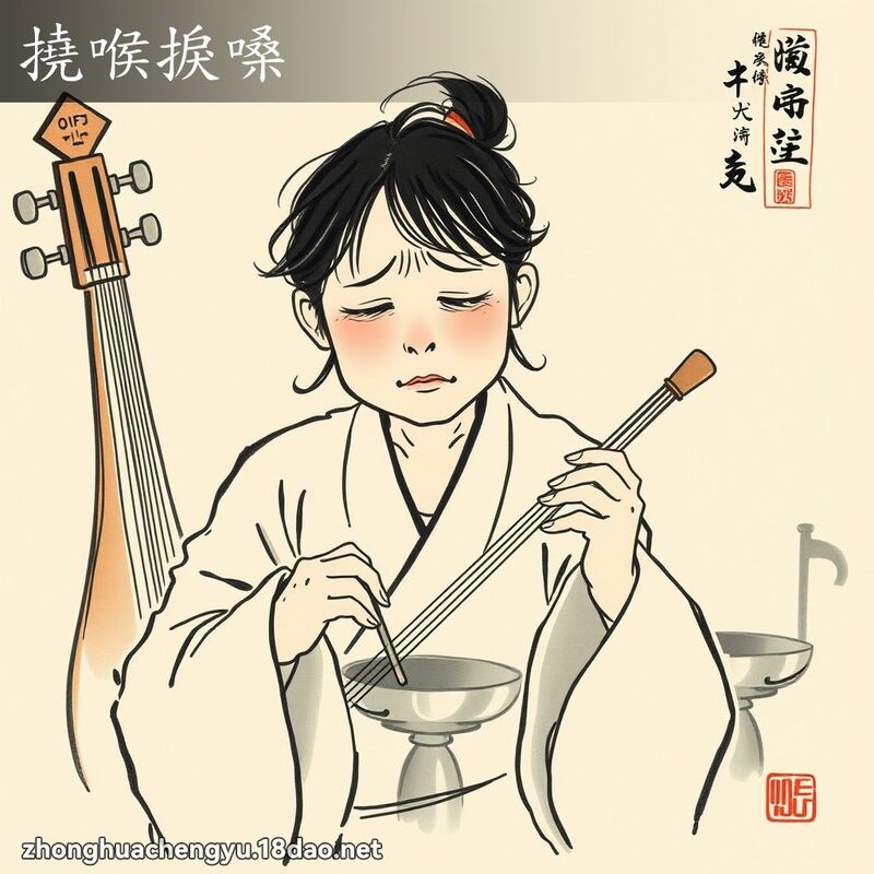 撓喉捩嗓 配图