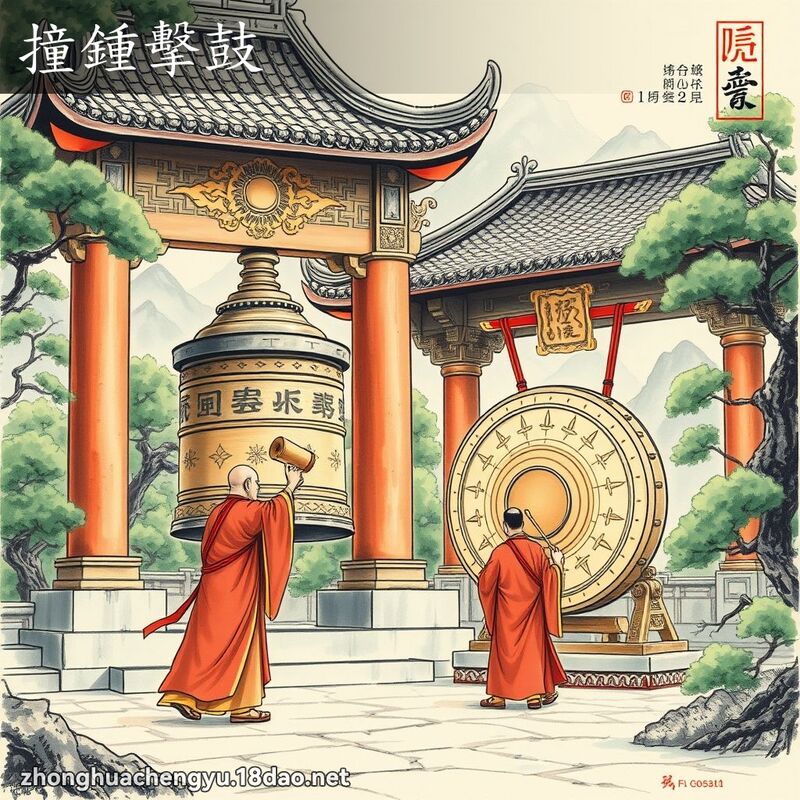 撞鍾擊鼓 配图