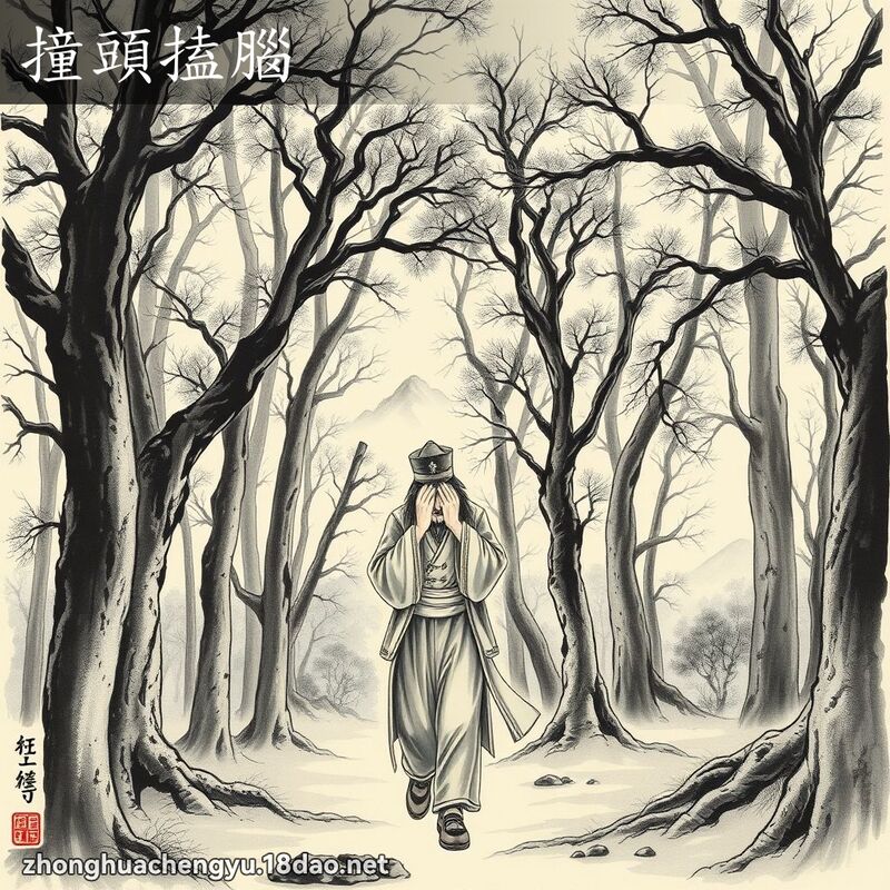 撞頭搕腦 配图