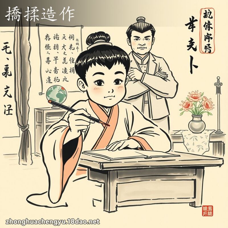 撟揉造作 配图