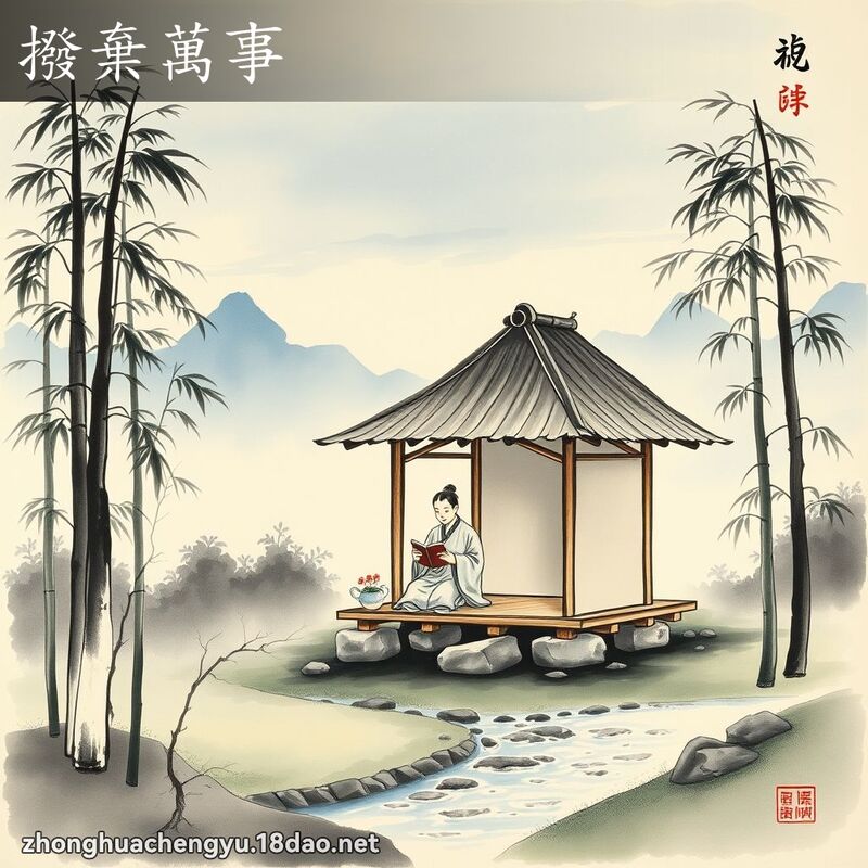 撥棄萬事 配图