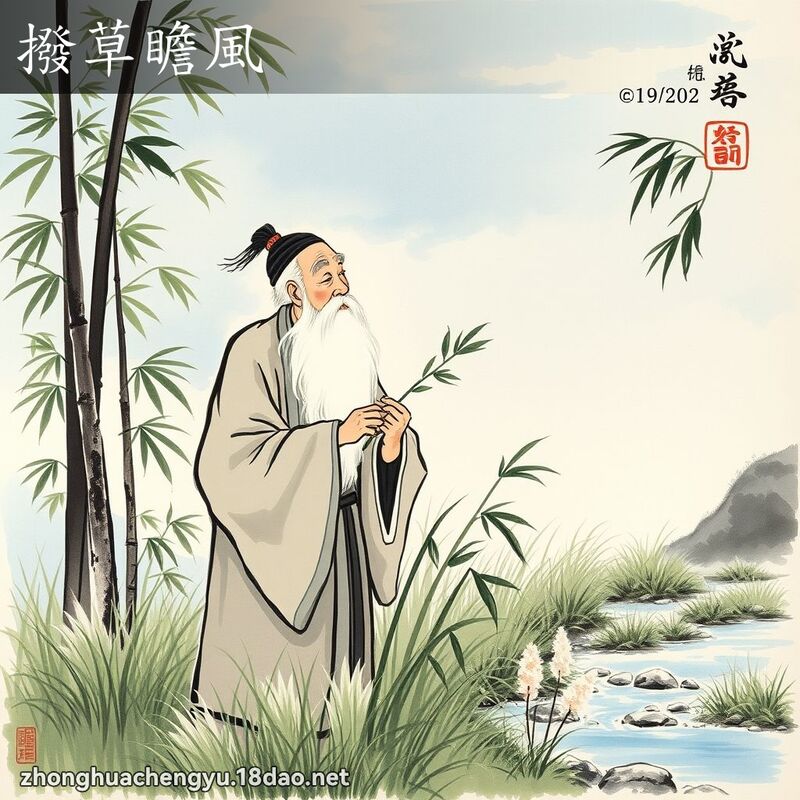 撥草瞻風 配图
