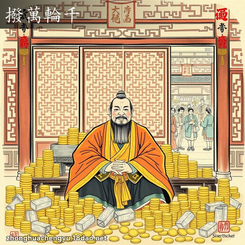 撥萬輪千 配图