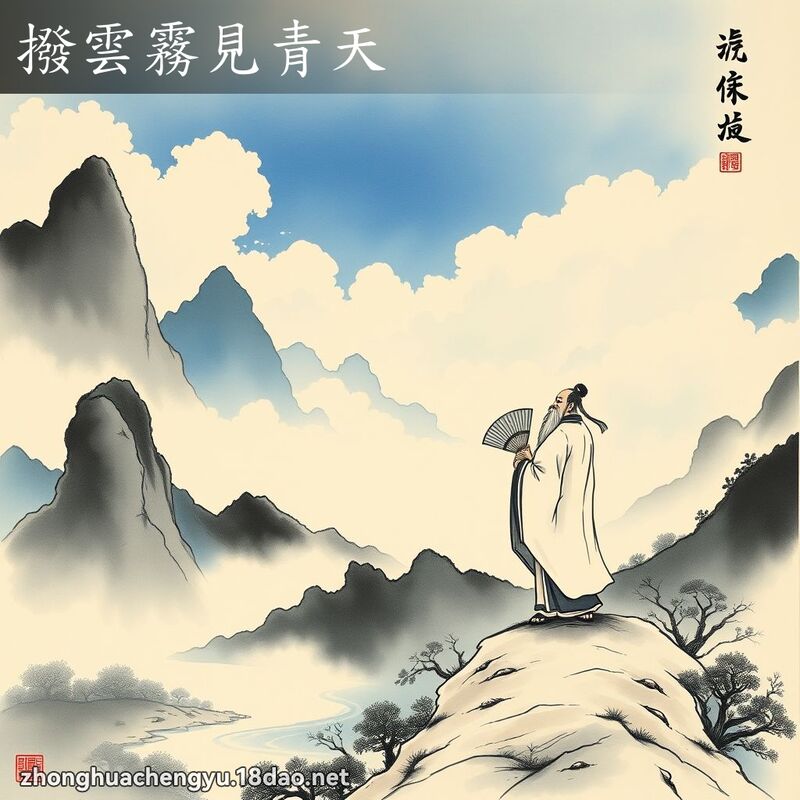 撥雲霧見青天 配图