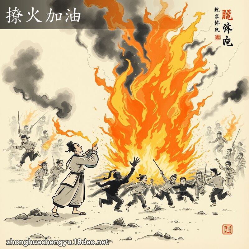撩火加油 配图
