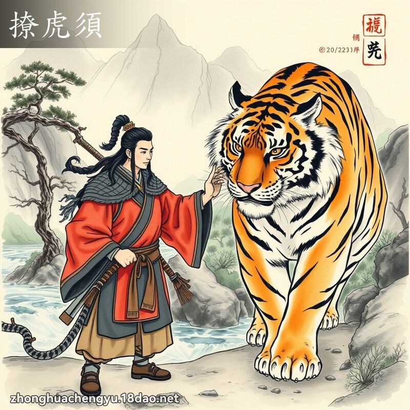 撩虎須 配图