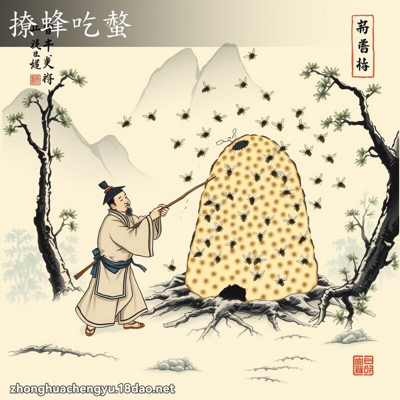 撩蜂吃螫 配图
