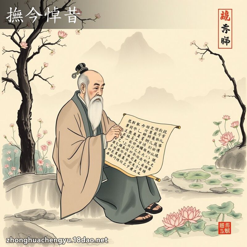 撫今悼昔 配图