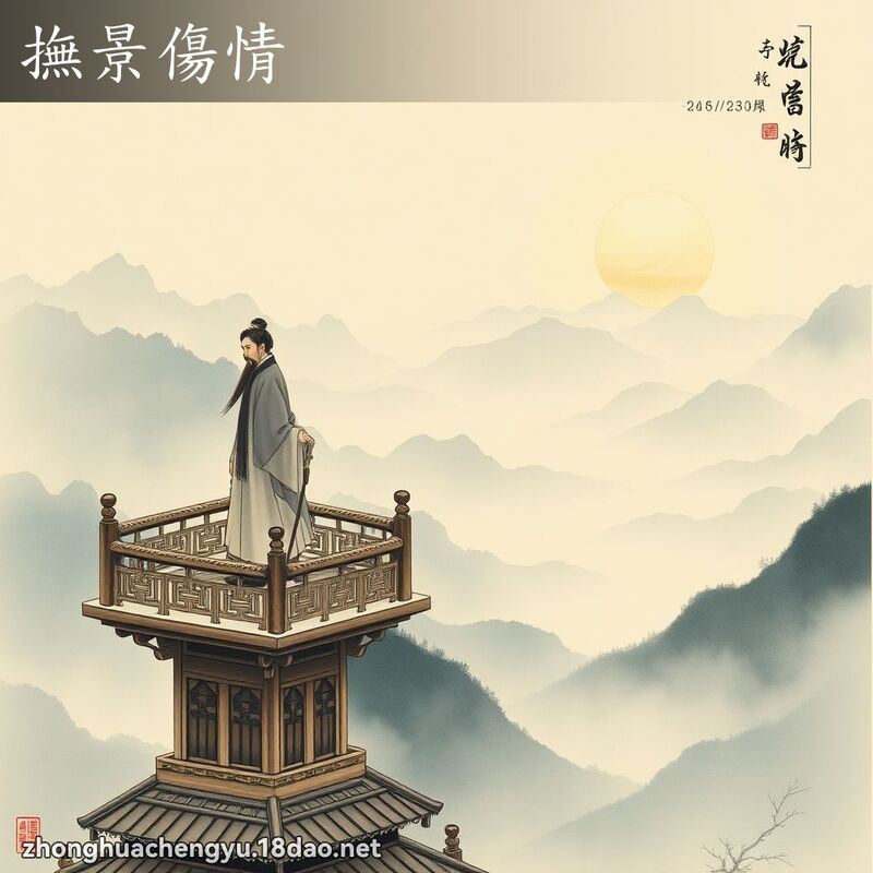 撫景傷情 配图