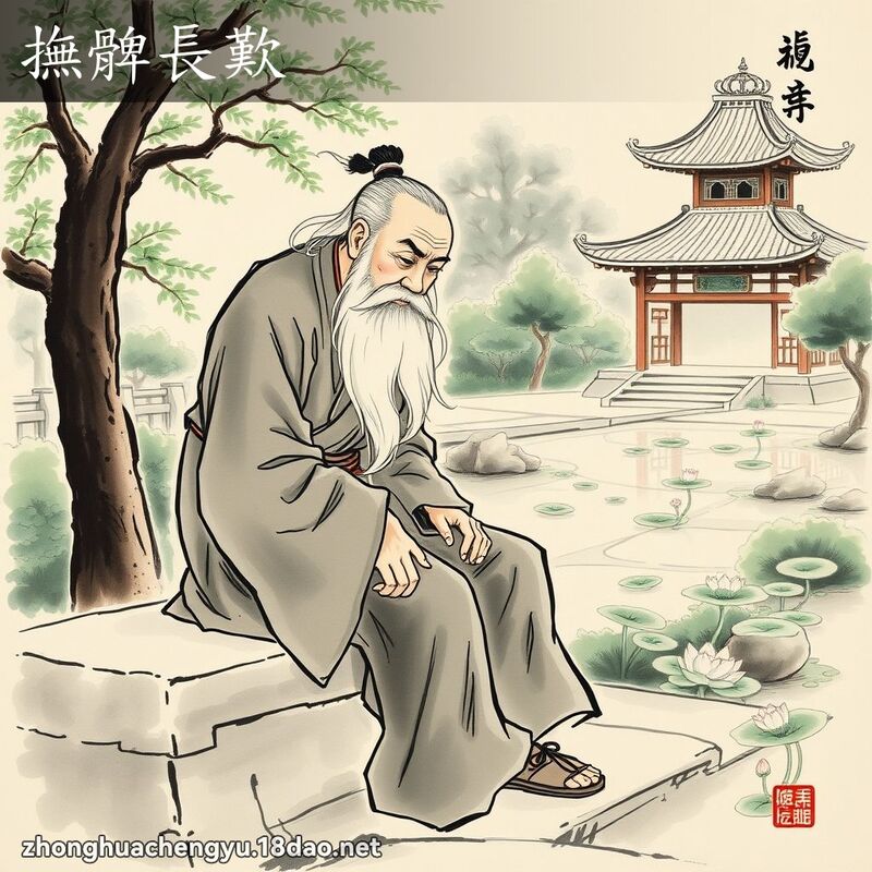 撫髀長歎 配图