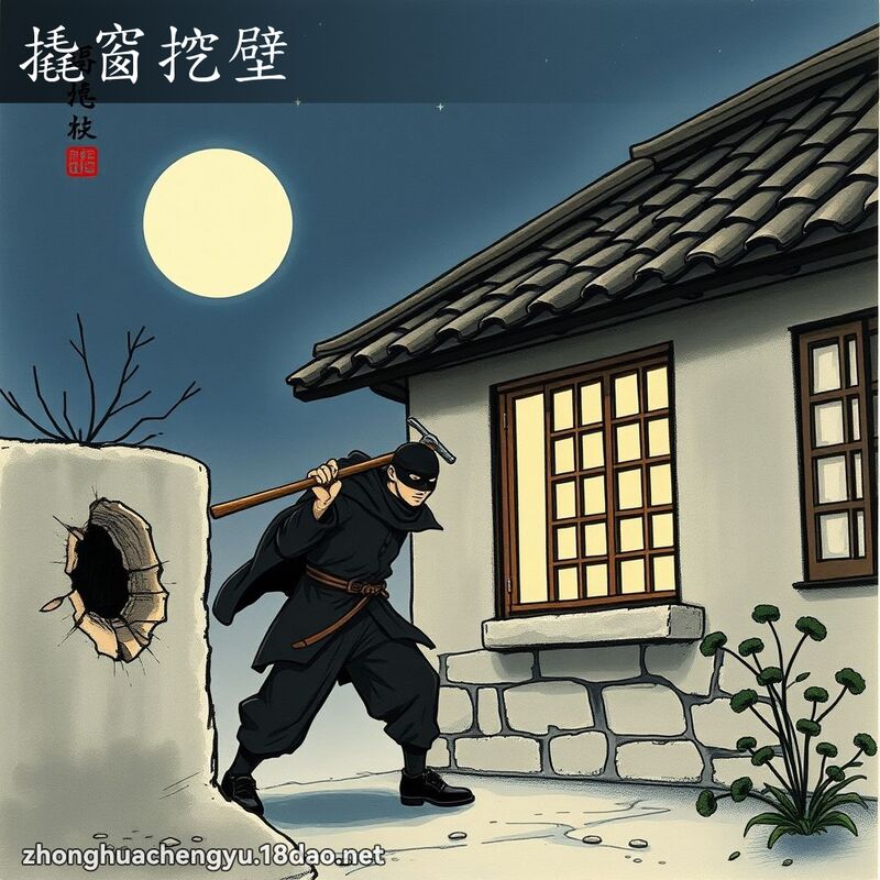 撬窗挖壁 配图