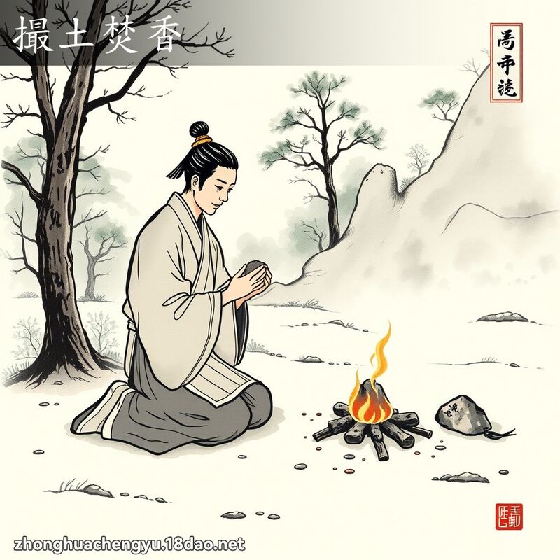 撮土焚香 配图