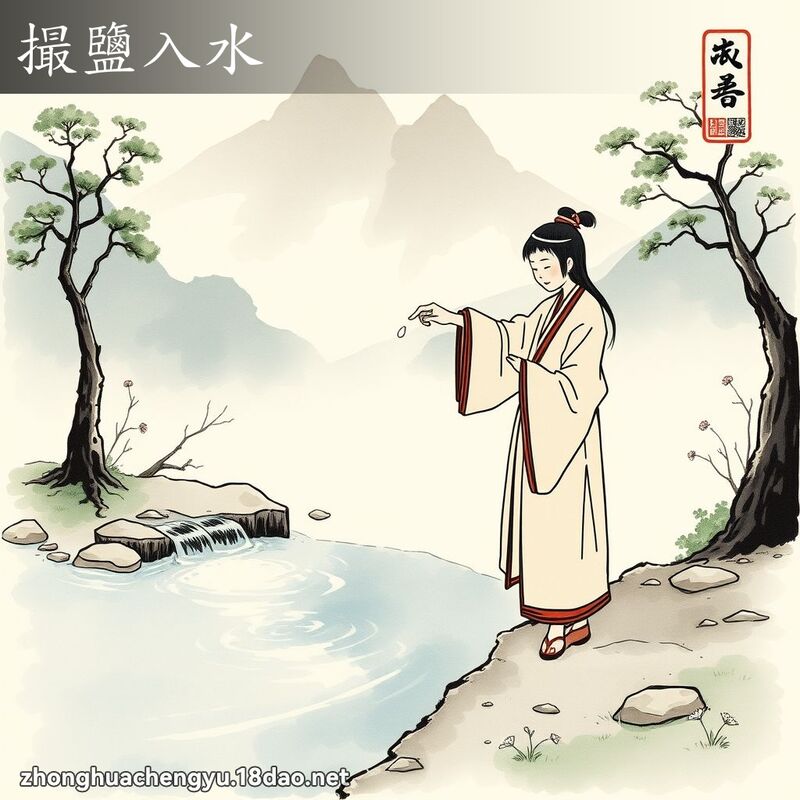撮鹽入水 配图