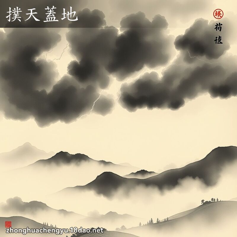 撲天蓋地 配图