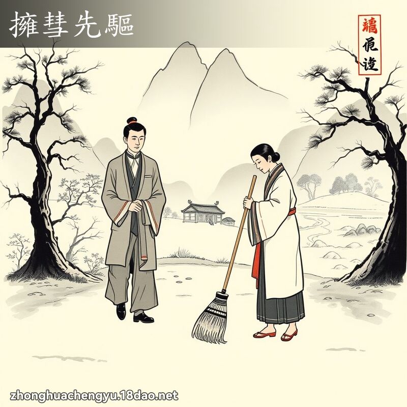擁彗先驅 配图