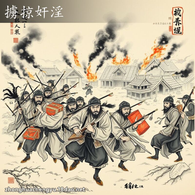 擄掠奸淫 配图