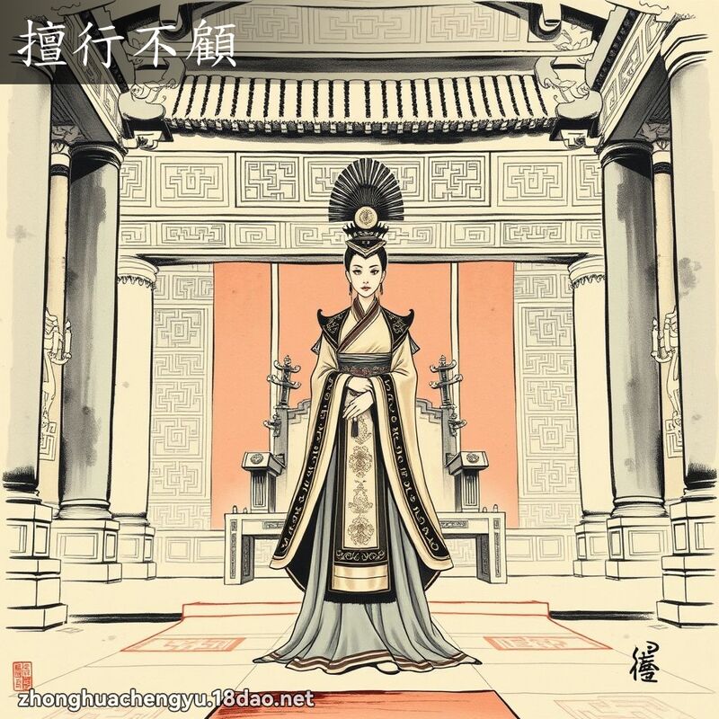 擅行不顧 配图