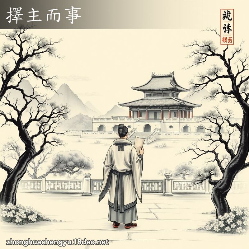 擇主而事 配图