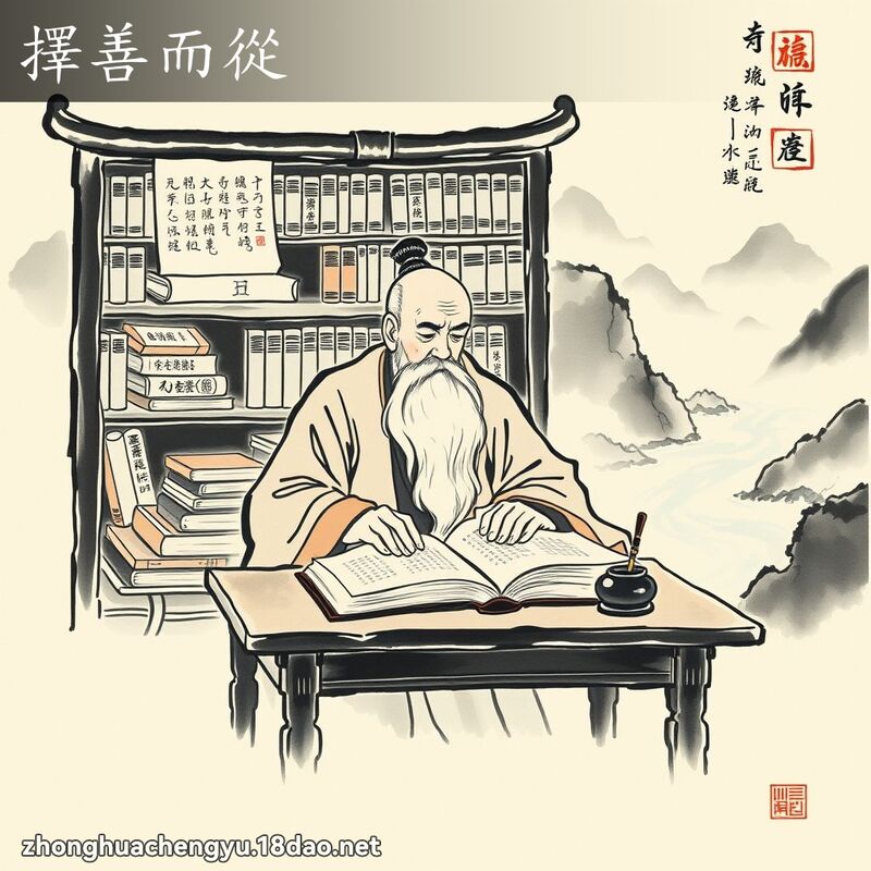 擇善而從 配图