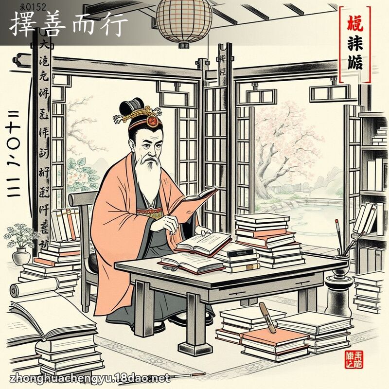 擇善而行 配图