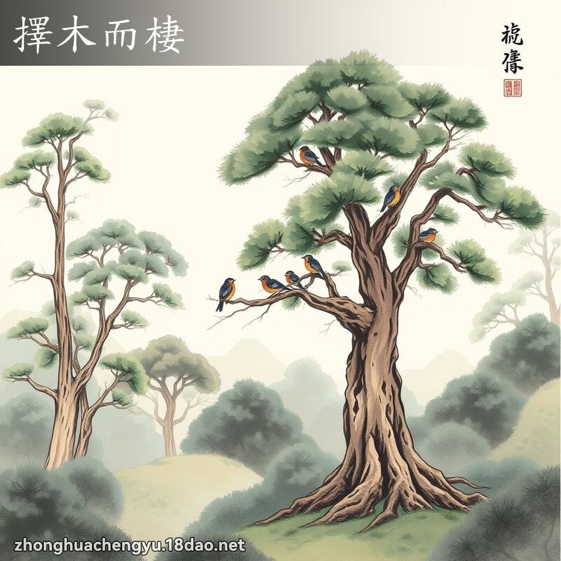 擇木而棲 配图