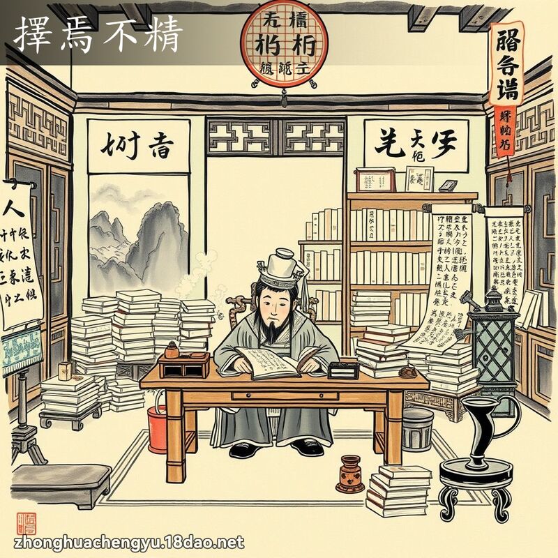 擇焉不精 配图