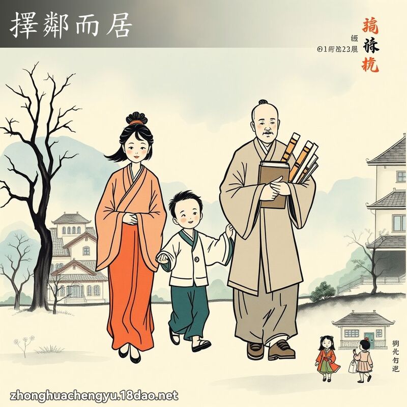 擇鄰而居 配图