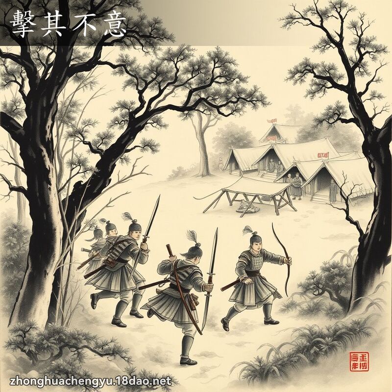 擊其不意 配图