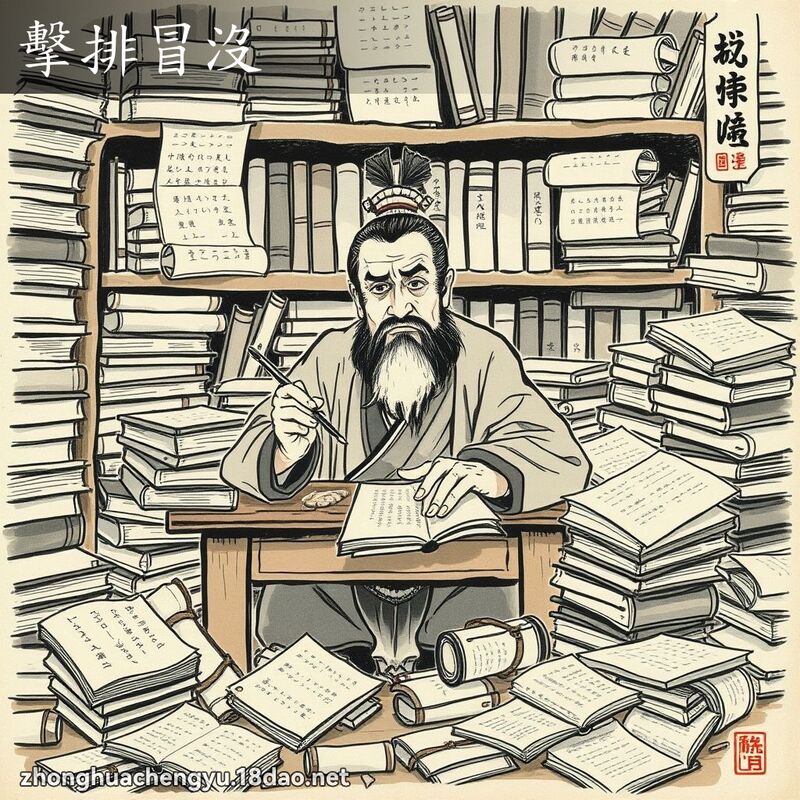 擊排冒沒 配图