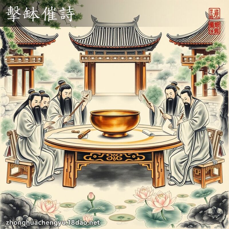 擊缽催詩 配图