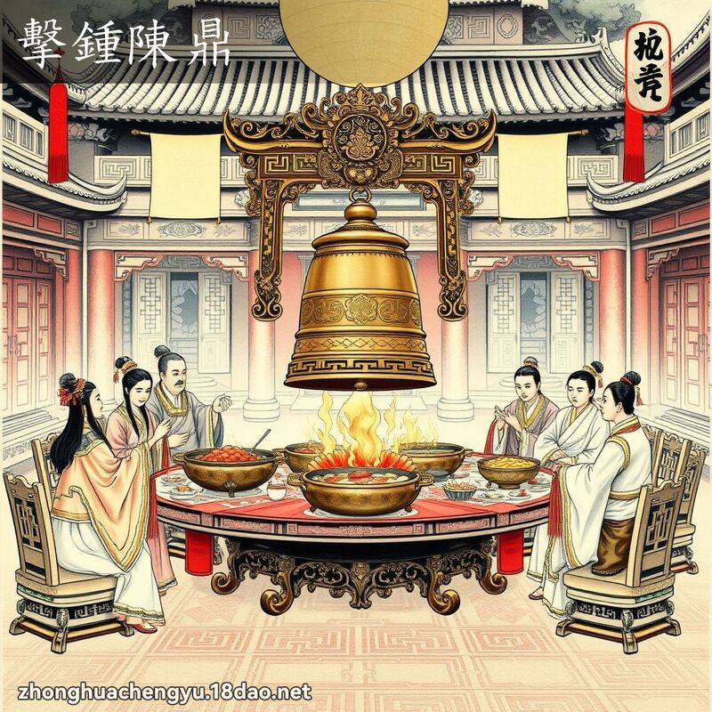 擊鍾陳鼎 配图