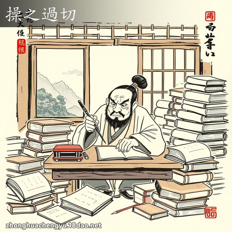 操之過切 配图