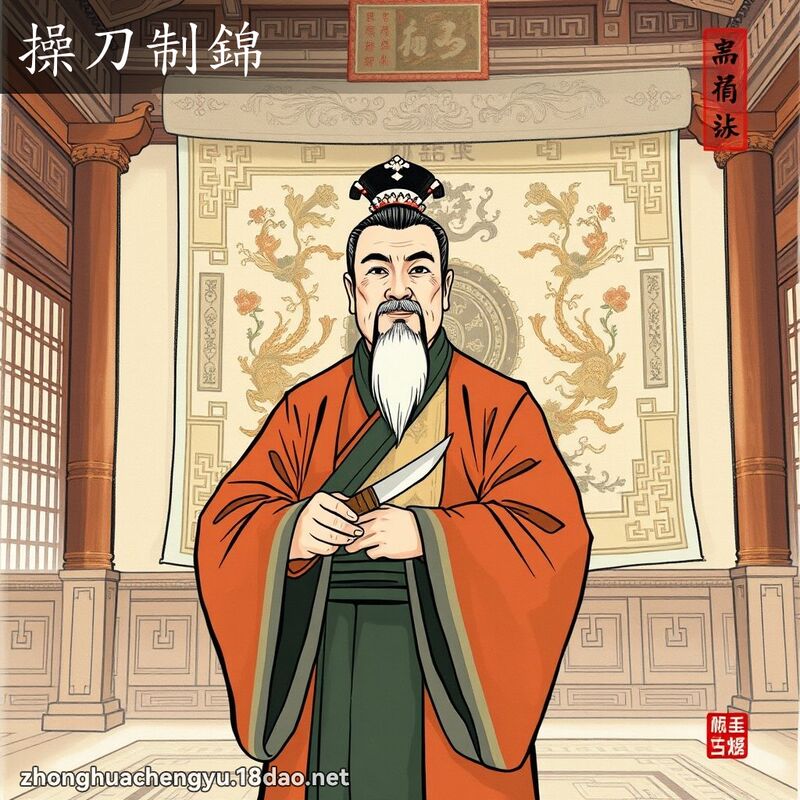 操刀制錦 配图