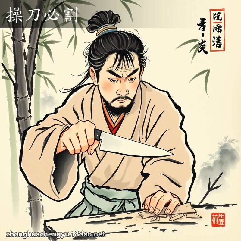 操刀必割 配图