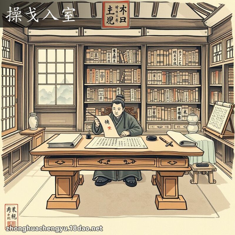 操戈入室 配图