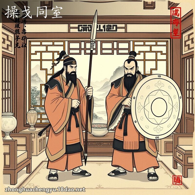 操戈同室 配图