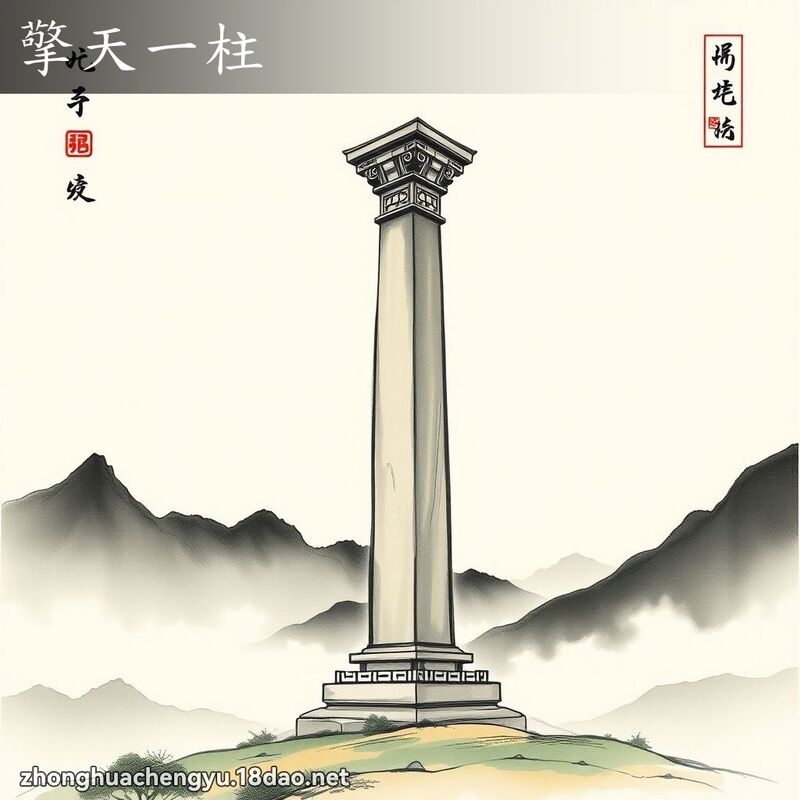 擎天一柱 配图