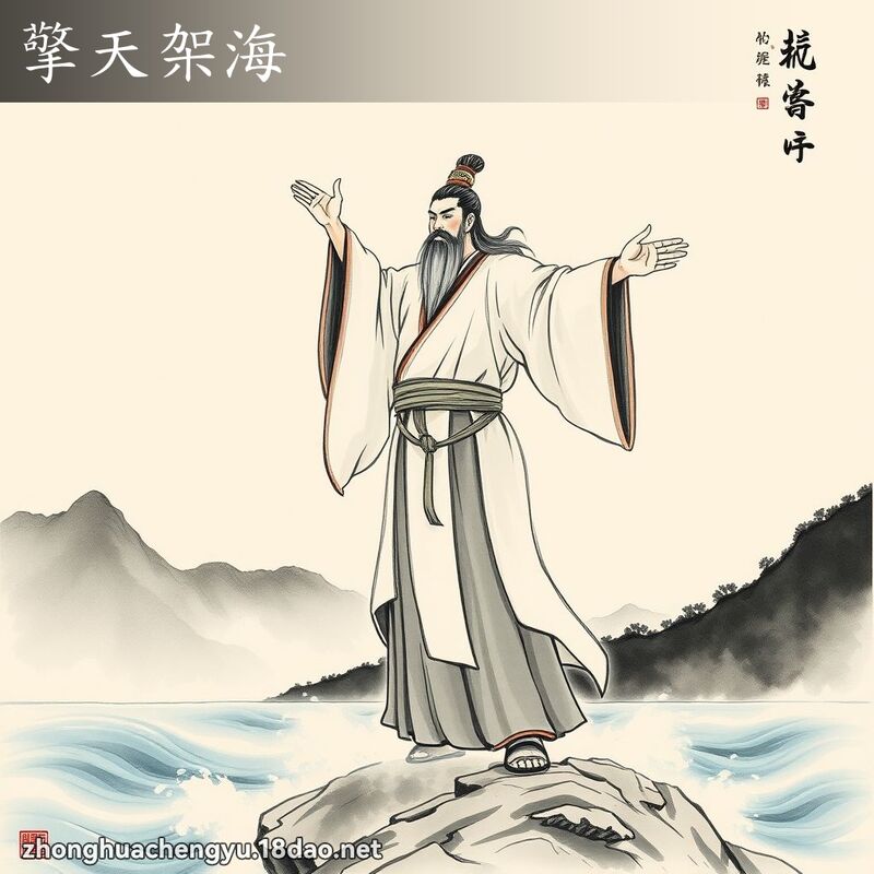 擎天架海 配图
