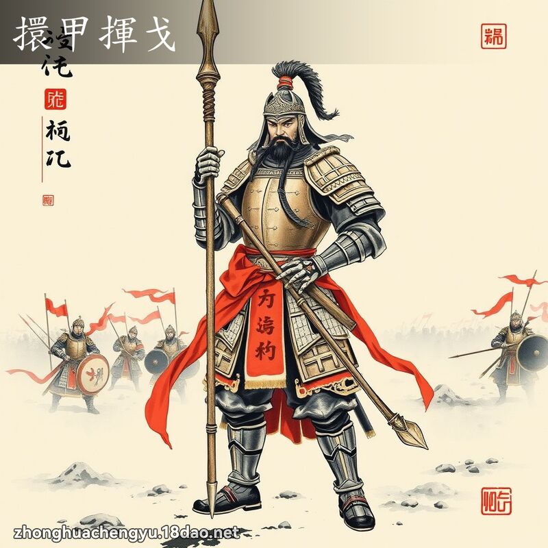 擐甲揮戈 配图