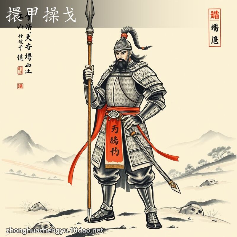 擐甲操戈 配图