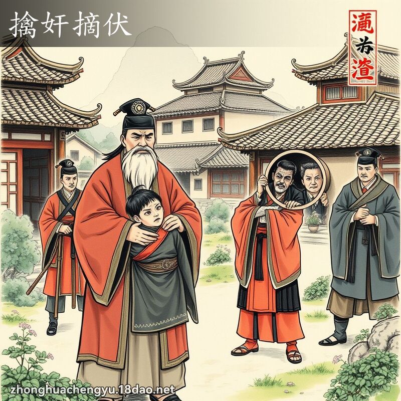 擒奸摘伏 配图