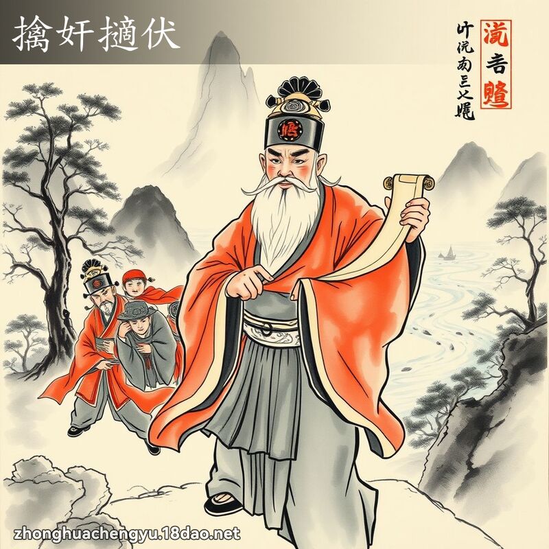 擒奸擿伏 配图