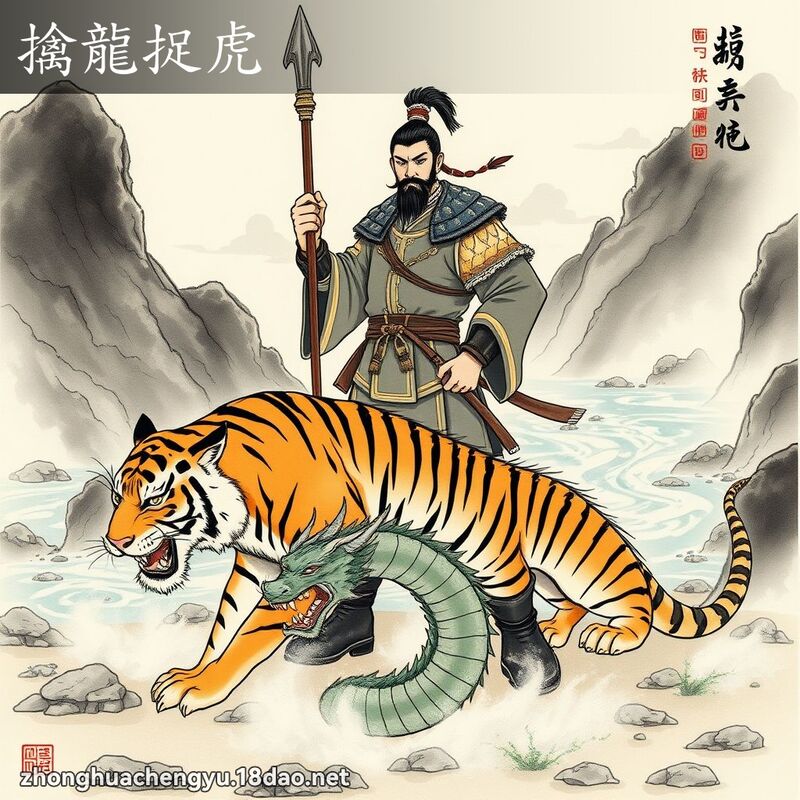 擒龍捉虎 配图