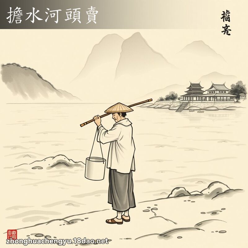 擔水河頭賣 配图