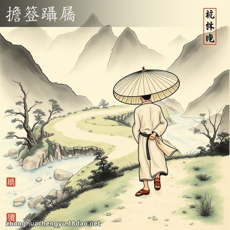 擔簦躡屩 配图