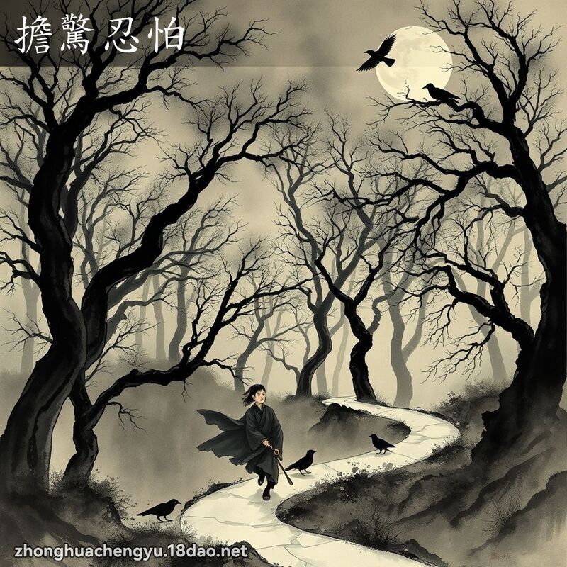擔驚忍怕 配图