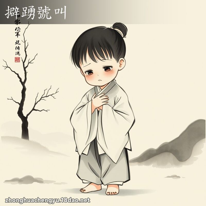 擗踴號叫 配图