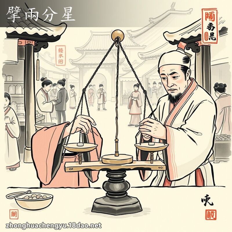 擘兩分星 配图