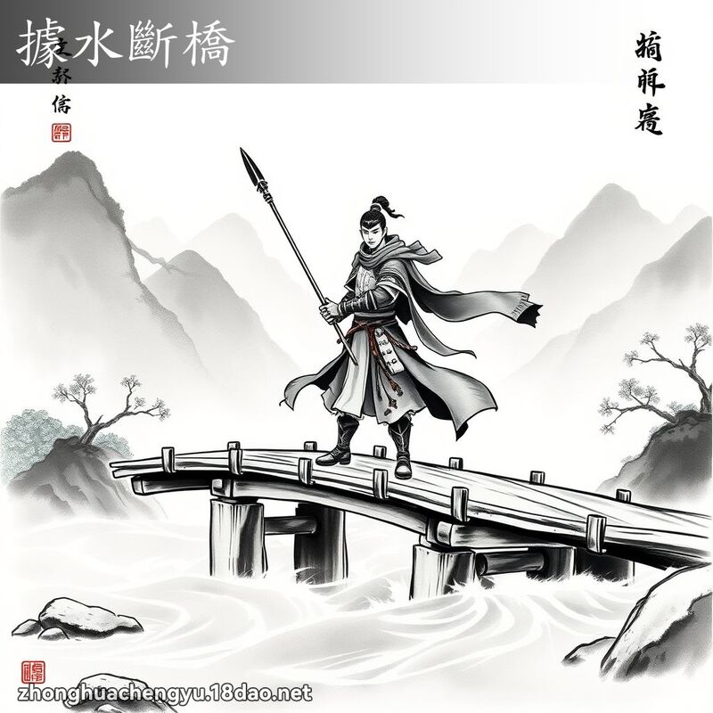 據水斷橋 配图